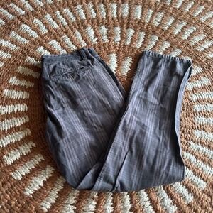 Brixton Gray & Orange Check Tapered Chino Pants Size 31